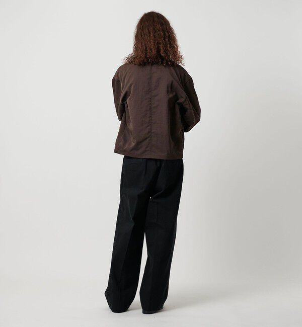 MONKEY TIME「ヴィンテージ ナイロン ツイル レザーライク カラー ジャケット」|その他|