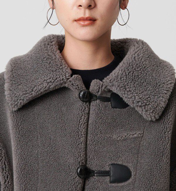 BEAUTY&YOUTH UNITED ARROWS「【WEB限定】ボア&times;フェイクムートン ループボタンジャケット 2WAY」|その他|