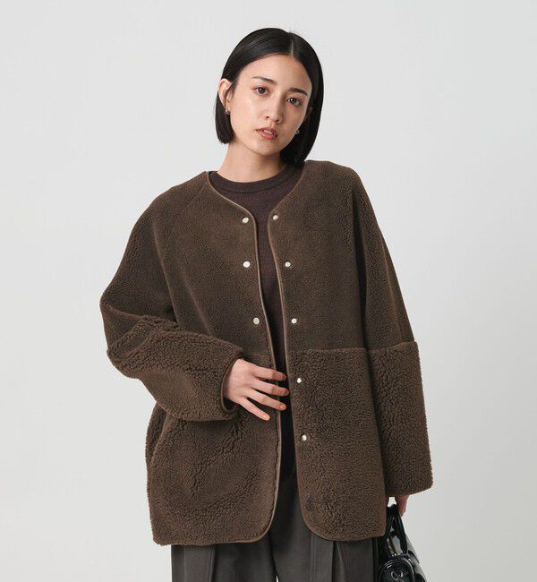 BEAUTY&YOUTH UNITED ARROWS「【WEB限定】ボア&times;フェイクムートン リバーシブルジャケット 」|その他|