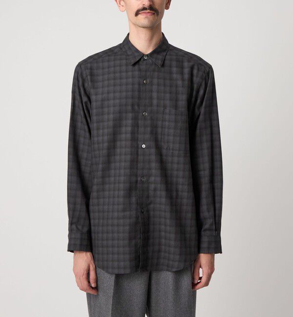 STEVEN ALAN「＜Steven Alan＞ ネル  オンブレー チェック レギュラーカラー シャツ NARROW」|シャツ・ブラウス|