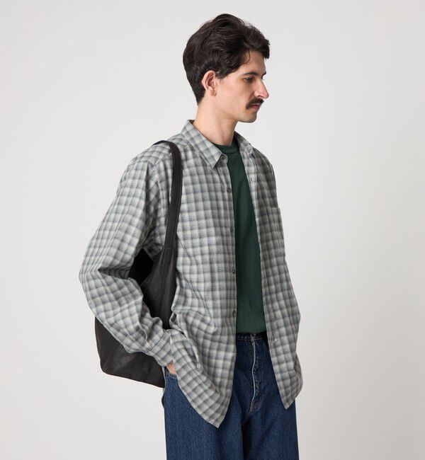 STEVEN ALAN「＜Steven Alan＞ ネル  オンブレー チェック レギュラーカラー シャツ NARROW」|シャツ・ブラウス|