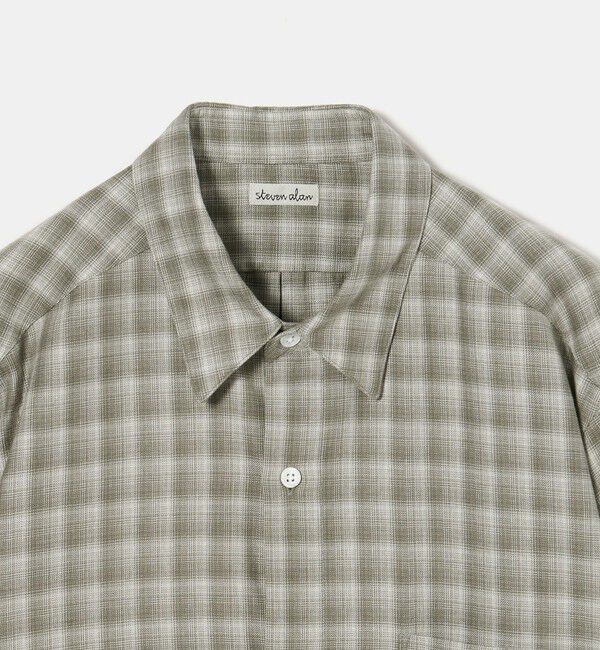 STEVEN ALAN「＜Steven Alan＞ ネル  オンブレー チェック レギュラーカラー シャツ NARROW」|シャツ・ブラウス|