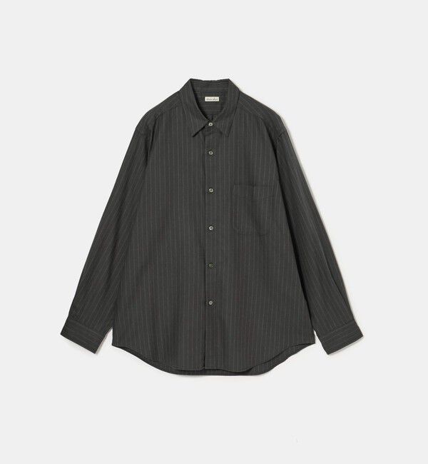 STEVEN ALAN「＜Steven Alan＞ ネル  ストライプ レギュラーカラー シャツ NARROW」|シャツ・ブラウス|