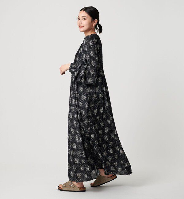 BEAUTY&YOUTH UNITED ARROWS「【別注】＜ne Quittez pas＞プリントヨークドレス」|ワンピース|