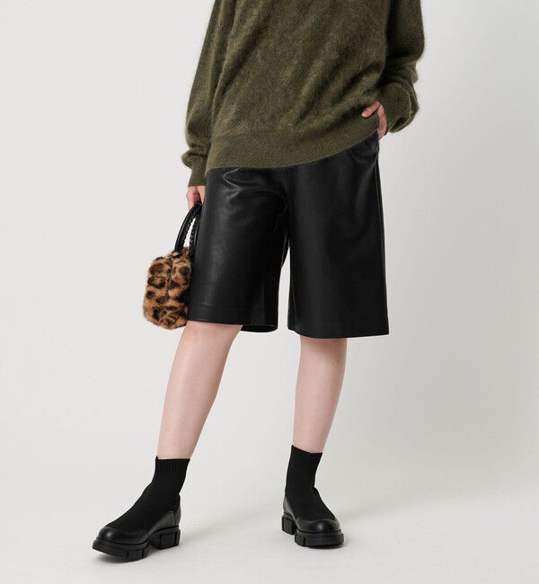 BEAUTY&YOUTH UNITED ARROWS「レザーライク ハーフパンツ」|その他|