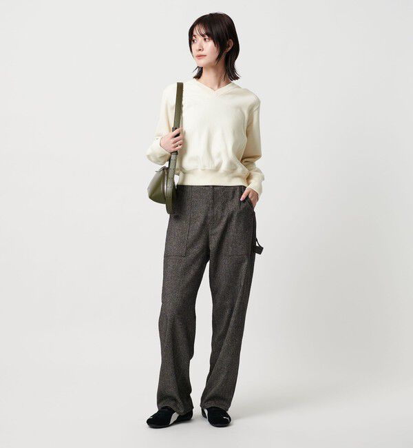 BEAUTY&YOUTH UNITED ARROWS「Vネックコンパクト スウェットプルオーバー」|スウェット・ジャージ|