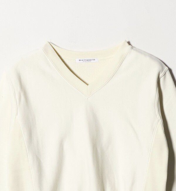 BEAUTY&YOUTH UNITED ARROWS「Vネックコンパクト スウェットプルオーバー」|スウェット・ジャージ|