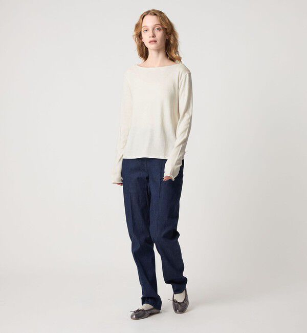 STEVEN ALAN「＜Steven Alan＞コットン カシミヤ カットオフ プルオーバー」|Tシャツ・カットソー|