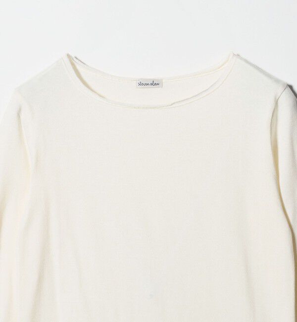 STEVEN ALAN「＜Steven Alan＞コットン カシミヤ カットオフ プルオーバー」|Tシャツ・カットソー|