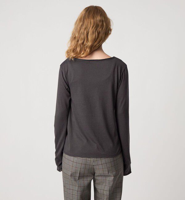 STEVEN ALAN「＜Steven Alan＞コットン カシミヤ カットオフ プルオーバー」|Tシャツ・カットソー|