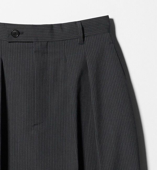 BEAUTY&YOUTH UNITED ARROWS「毛ブレンド ストライプ タックロングスカート  防シワ ウォッシャブル」|スカート|