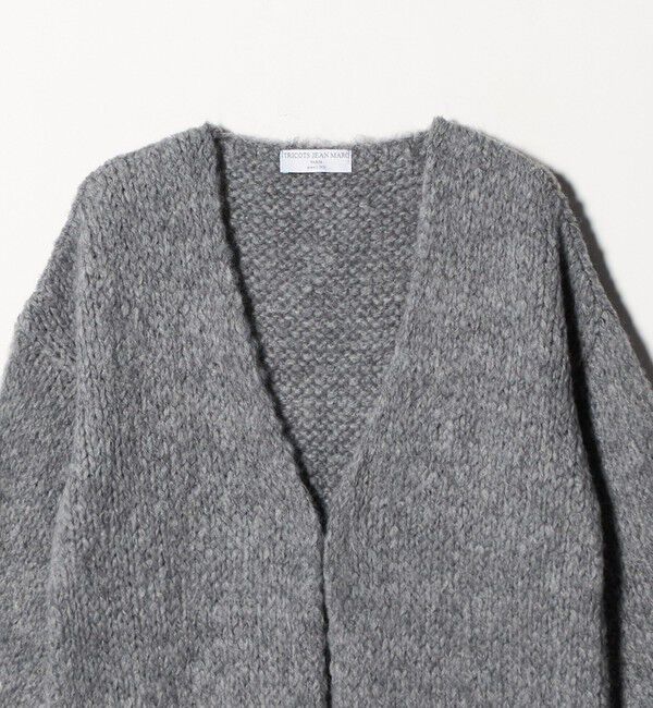 BEAUTY&YOUTH UNITED ARROWS「【別注】＜TRICOTS JEAN MARC＞ミドルゲージ ノーボタンカーディガン」|カーディガン|