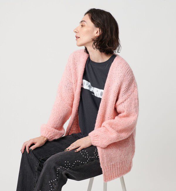 BEAUTY&YOUTH UNITED ARROWS「【別注】＜TRICOTS JEAN MARC＞ミドルゲージ ノーボタンカーディガン」|カーディガン|