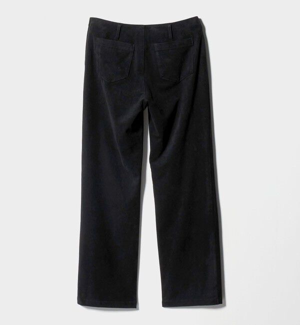 ATTISESSION「＜ATTISESSION＞スエードライク ストレート パンツ」|チノ|