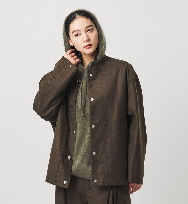 BEAUTY&YOUTH UNITED ARROWS「カシミヤニット フードプルオーバー」|ニット・セーター|