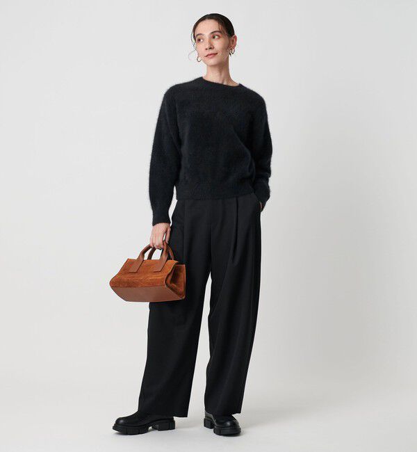 BEAUTY&YOUTH UNITED ARROWS「フォックスカシミヤブレンド クルーネックニットプルオーバー」|ニット・セーター|