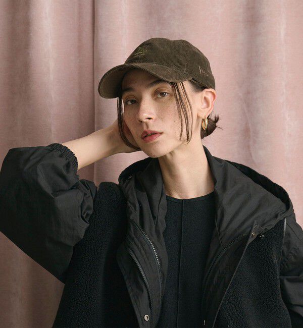 BEAUTY&YOUTH UNITED ARROWS「【別注】＜NEW ERA＞コーデュロイ ロゴ キャップ」|キャップ・キャスケット|