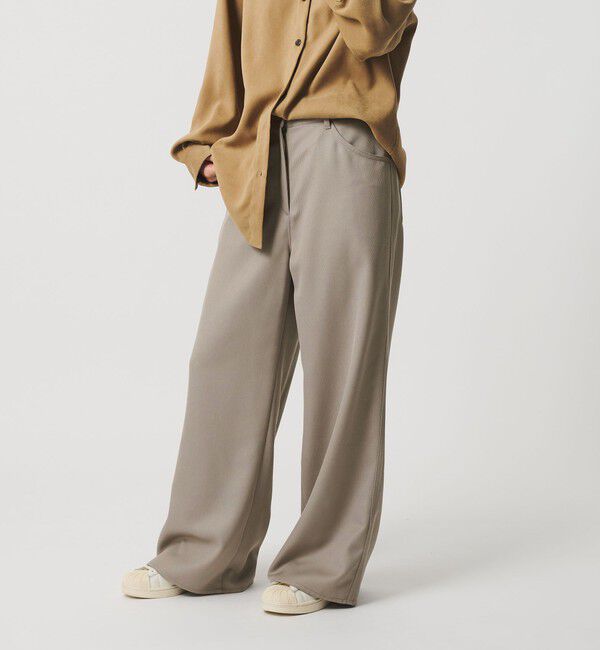 BEAUTY&YOUTH UNITED ARROWS「毛ブレンド ワイドフレアパンツ ウォッシャブル」|その他|