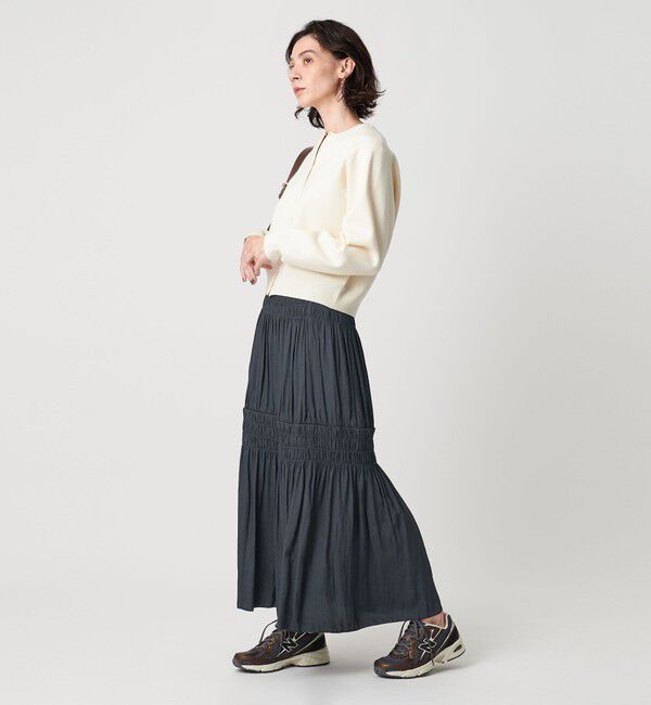 BEAUTY&YOUTH UNITED ARROWS「【WEB限定】シャーリング キリカエ フレアスカート」|スカート|