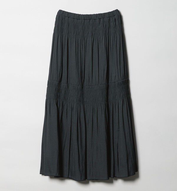 BEAUTY&YOUTH UNITED ARROWS「【WEB限定】シャーリング キリカエ フレアスカート」|スカート|