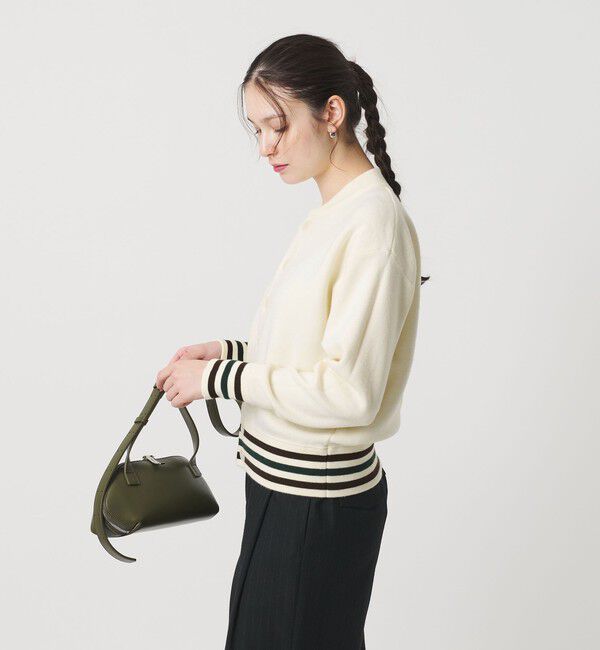 BEAUTY&YOUTH UNITED ARROWS「ウールブレンド ラインカーディガン」|カーディガン|