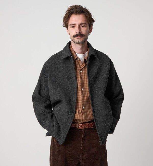 STEVEN ALAN「＜Steven Alan＞ クッキークロス ワーク ブルゾン」|ブルゾン・スタジャン|