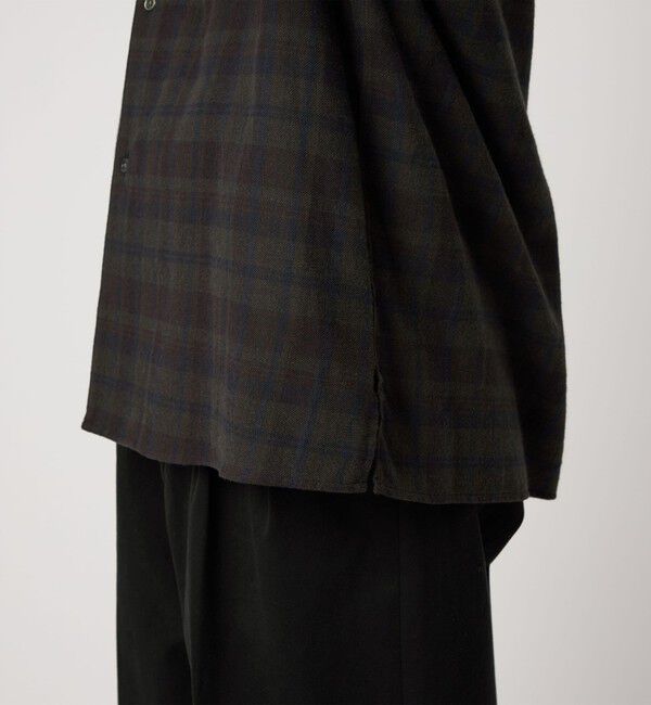 STEVEN ALAN「＜Steven Alan＞ ネル マドラスチェック オープンカラー シャツ BOX」|シャツ・ブラウス|