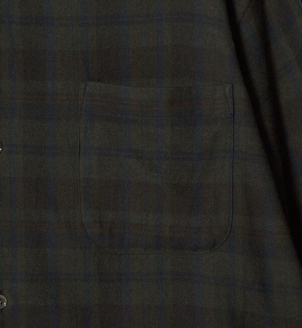 STEVEN ALAN「＜Steven Alan＞ ネル マドラスチェック オープンカラー シャツ BOX」|シャツ・ブラウス|