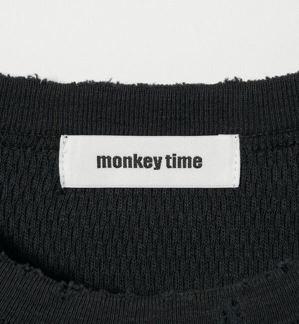 MONKEY TIME「サーマル ディストレスト クルーネック」|Tシャツ・カットソー|