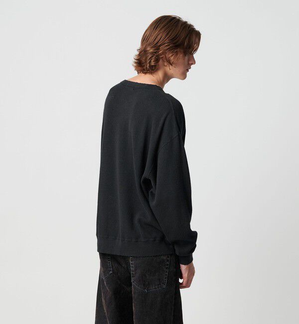 MONKEY TIME「サーマル ディストレスト クルーネック」|Tシャツ・カットソー|