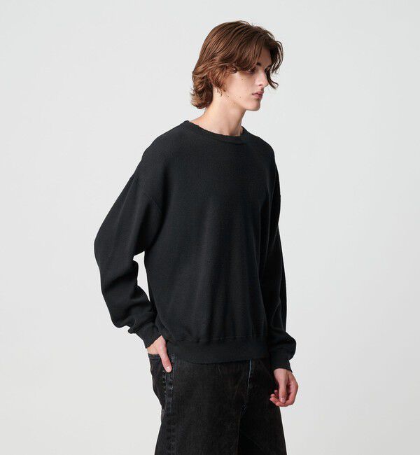 MONKEY TIME「サーマル ディストレスト クルーネック」|Tシャツ・カットソー|