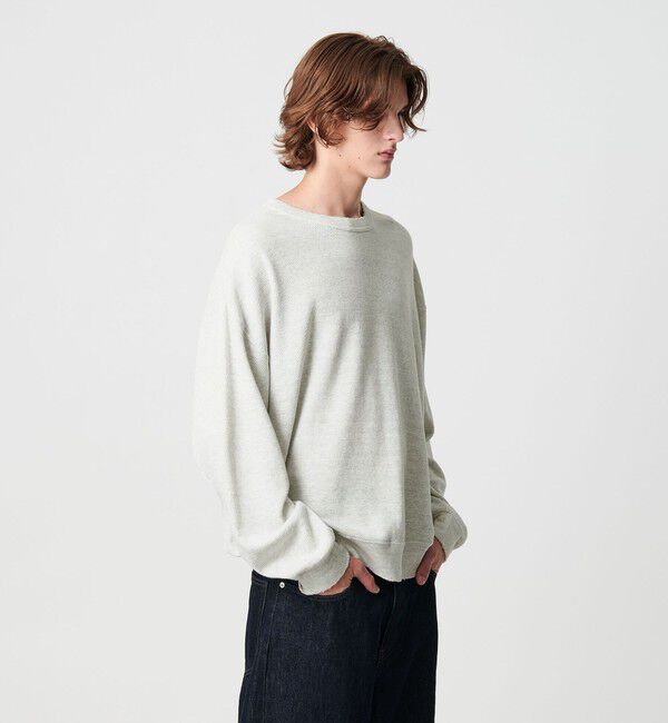 MONKEY TIME「サーマル ディストレスト クルーネック」|Tシャツ・カットソー|