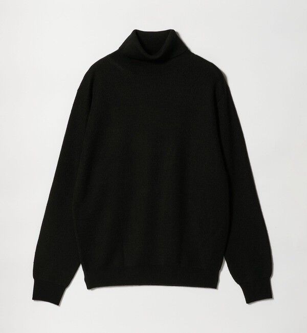 BEAUTY&YOUTH UNITED ARROWS「【WEB限定 WARDROBE SMART】マシーンウォッシャブル ウールミックス アゼ タートルネック」|ニット・セーター|