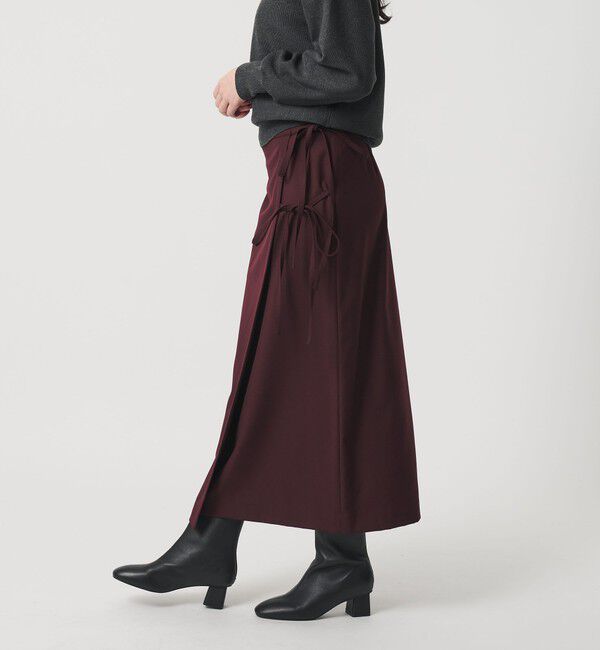 BEAUTY&YOUTH UNITED ARROWS「ツイル リボン ラップスカート」|スカート|