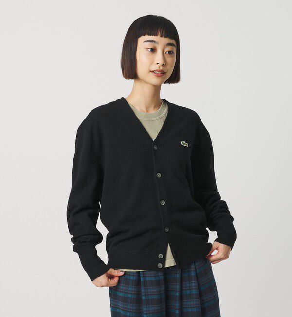 BEAUTY&YOUTH UNITED ARROWS「【別注】＜LACOSTE＞ロングスリーブニットカーディガン」|カーディガン|