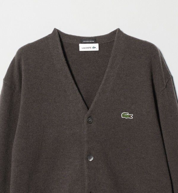 BEAUTY&YOUTH UNITED ARROWS「【別注】＜LACOSTE＞ロングスリーブニットカーディガン」|カーディガン|