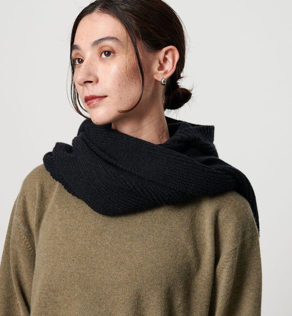 BEAUTY&YOUTH UNITED ARROWS「ニット フード マフラー」|マフラー|