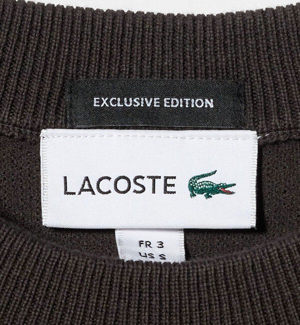 BEAUTY&YOUTH UNITED ARROWS「＜LACOSTE for BEAUTY&YOUTH＞クルーネック スウェット」|ニット・セーター|