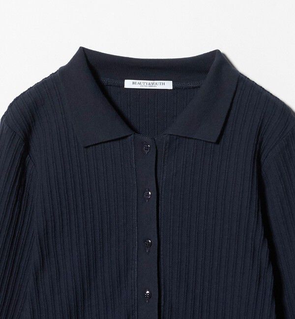 BEAUTY&YOUTH UNITED ARROWS「コットン タックリブ カーディガン」|カーディガン|