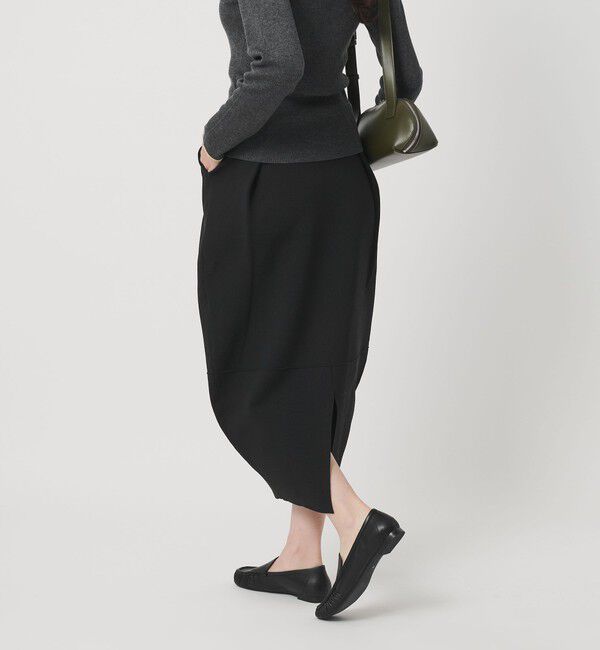 BEAUTY&YOUTH UNITED ARROWS「【WEB限定】ポリエステル コクーンニットスカート ウォッシャブル」|スカート|