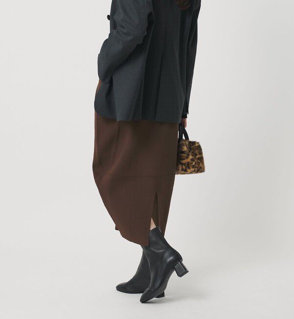 BEAUTY&YOUTH UNITED ARROWS「【WEB限定】ポリエステル コクーンニットスカート ウォッシャブル」|スカート|