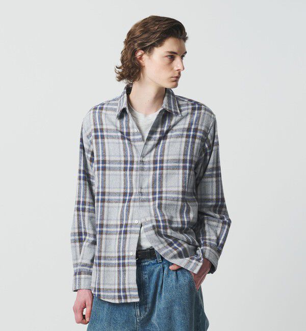 BEAUTY&YOUTH UNITED ARROWS「＜one BEAUTY&YOUTH＞Y/DYE ブラッシュ シャツ FORM型」|シャツ・ブラウス|