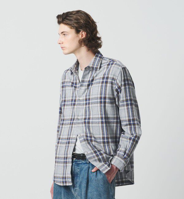 BEAUTY&YOUTH UNITED ARROWS「＜one BEAUTY&YOUTH＞Y/DYE ブラッシュ シャツ FORM型」|シャツ・ブラウス|