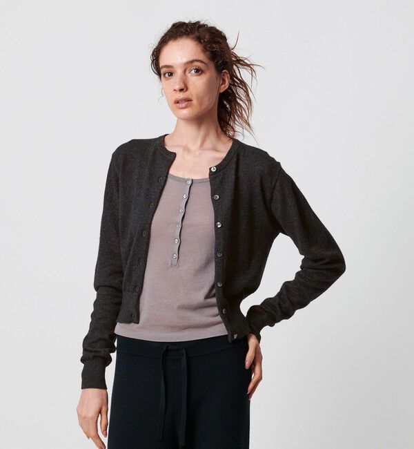 ATTISESSION「＜ATTISESSION＞コットン ウール ナイロン カーディガン」|カーディガン|