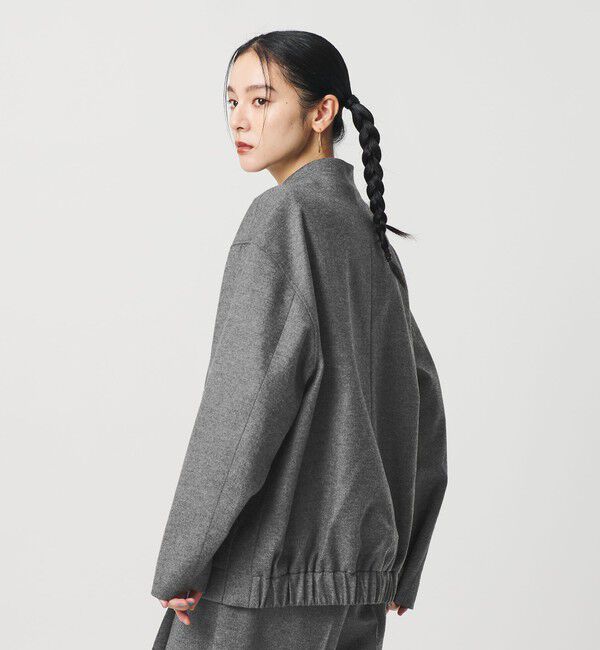 BEAUTY&YOUTH UNITED ARROWS「毛ブレンド スナップブルゾン」|ブルゾン・スタジャン|