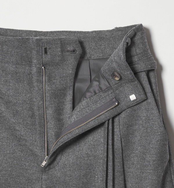 BEAUTY&YOUTH UNITED ARROWS「毛ブレンド ハイウエスト タックワイドパンツ」|その他|