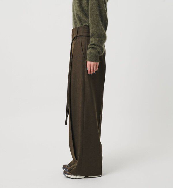 BEAUTY&YOUTH UNITED ARROWS「毛ブレンド ハイウエスト タックワイドパンツ」|その他|