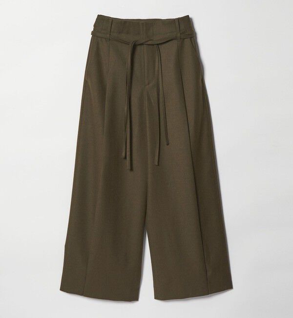 BEAUTY&YOUTH UNITED ARROWS「毛ブレンド ハイウエスト タックワイドパンツ」|その他|