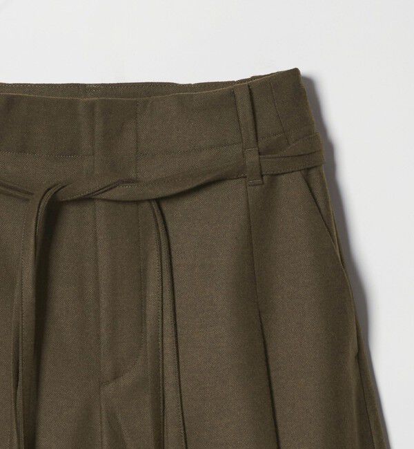 BEAUTY&YOUTH UNITED ARROWS「毛ブレンド ハイウエスト タックワイドパンツ」|その他|