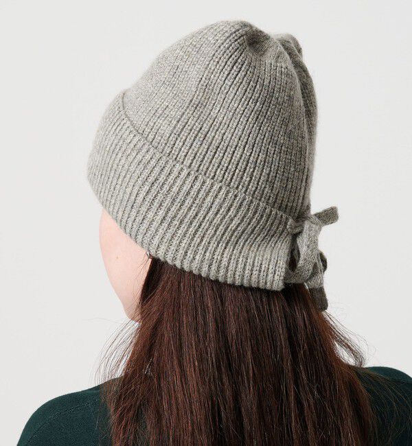 BEAUTY&YOUTH UNITED ARROWS「バックリボン ニットキャップ」|ニット帽|